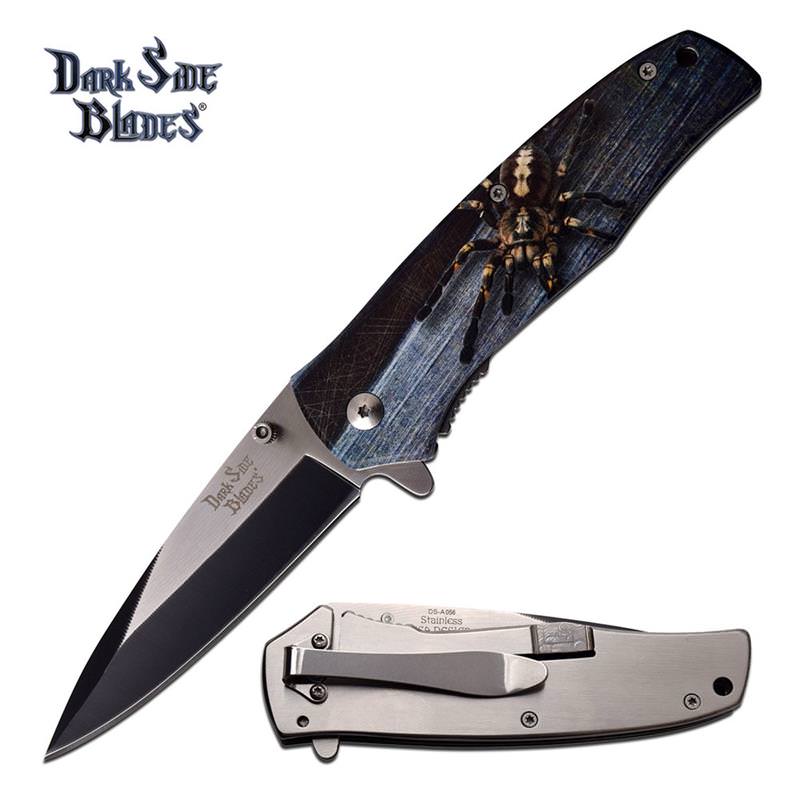 Tarantula Spider Fantasy Spring Assist Folding Pocket Knife 3.5" Blade - Tophatter's Army Products & Self Defense Collectible Weapons - Tophatter Daily Deals